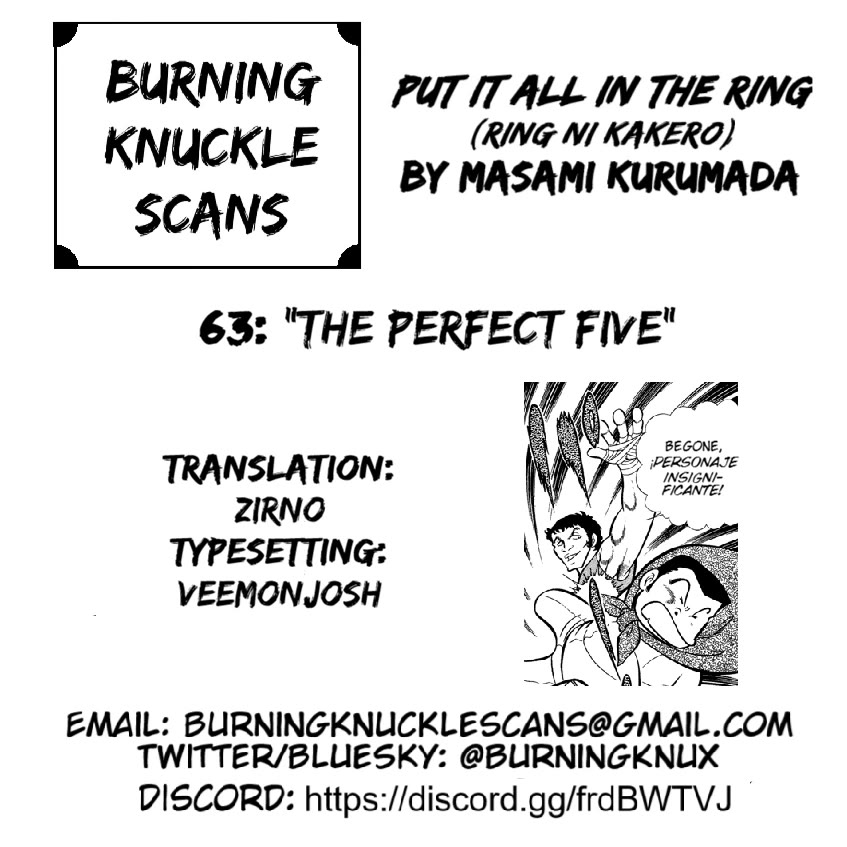 Ring ni Kakero Chapter 63 page 36 - Chapter 63: The Perfect Five