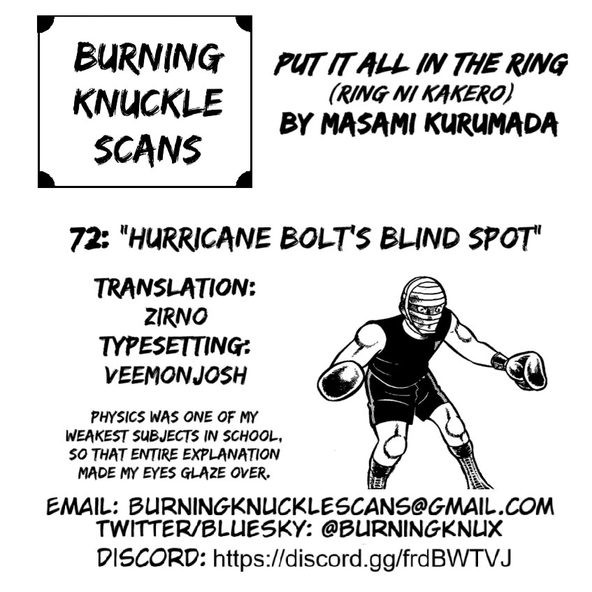 Ring ni Kakero Chapter 72 page 37 - Chapter 72: Hurricane Bolt's Blind Spot