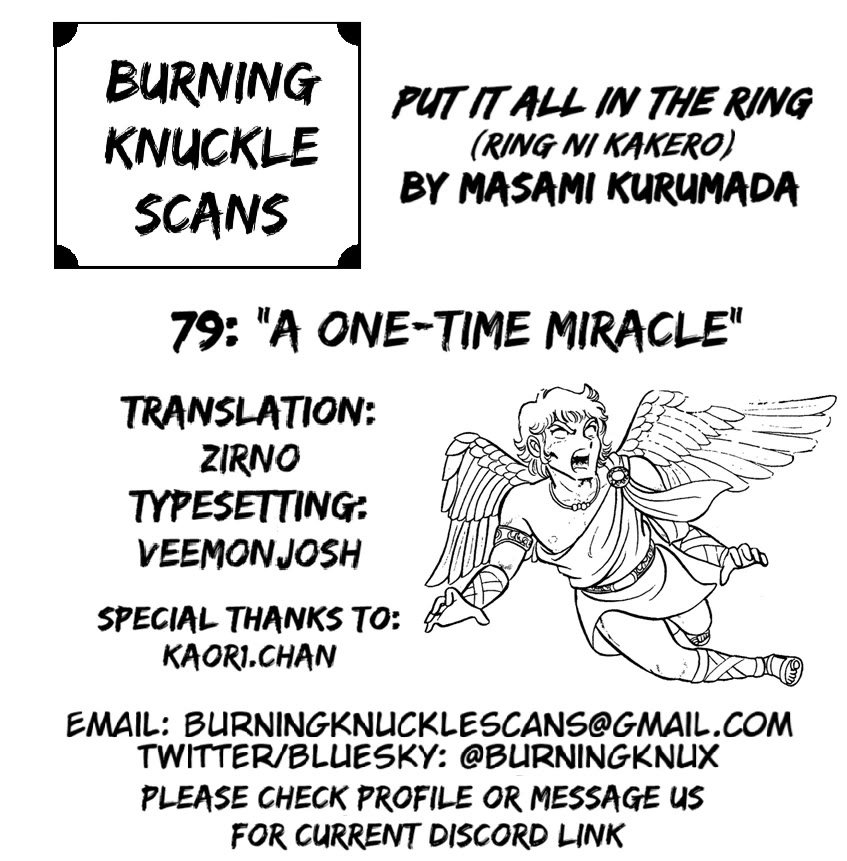 Ring ni Kakero Chapter 79 page 56 - Chapter 79: A One-Time Miracle