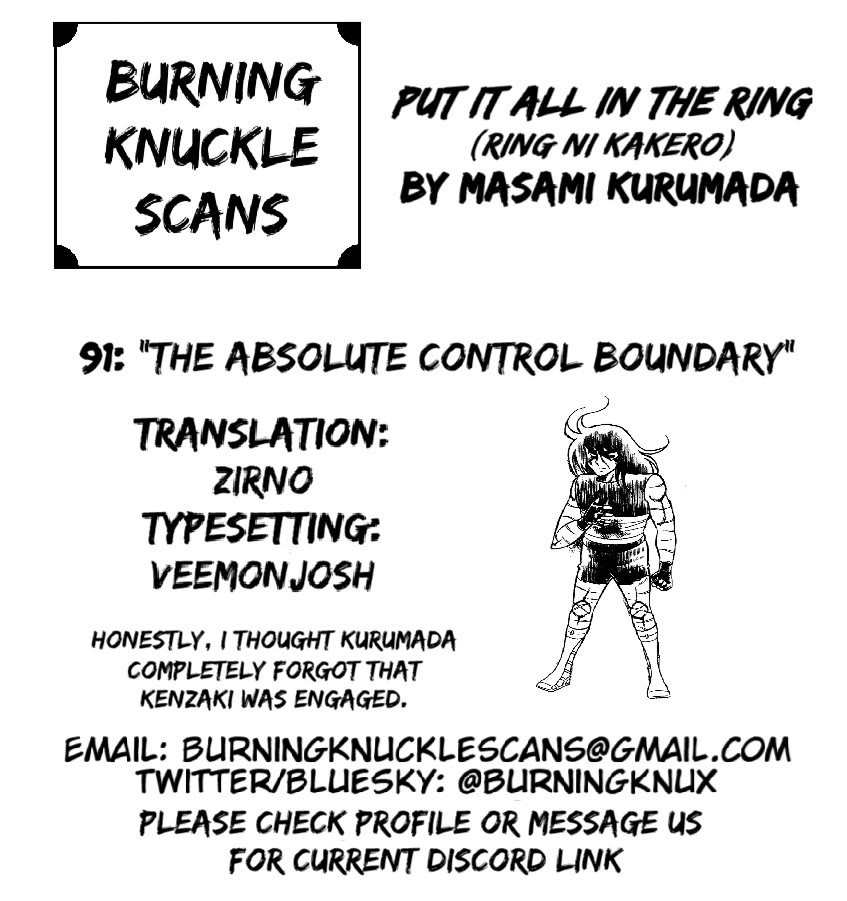 Ring ni Kakero Chapter 91 page 36 - Chapter 91: The Absolute Control Boundary