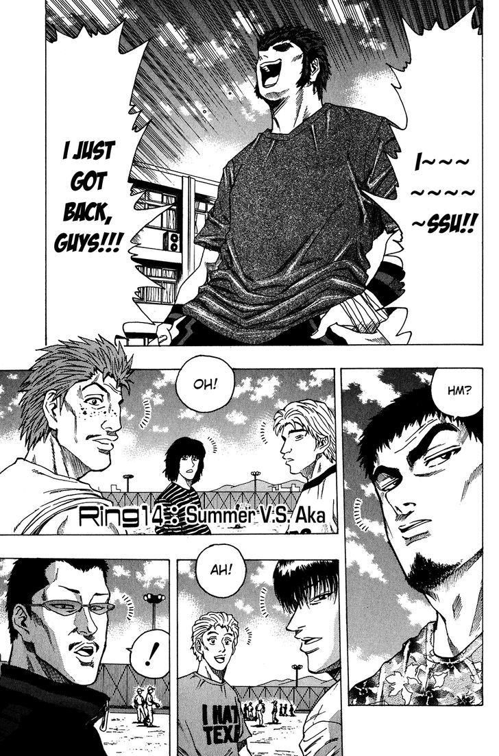 Ring (SHIMABUKURO Mitsutoshi) Chapter 14 page 1 - Chapter 14 : Summer VS Aka