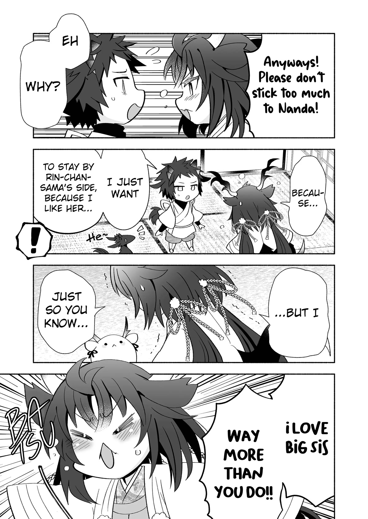 Rinjin-chan ga Shinpai Chapter 110 page 3 - Chapter 110