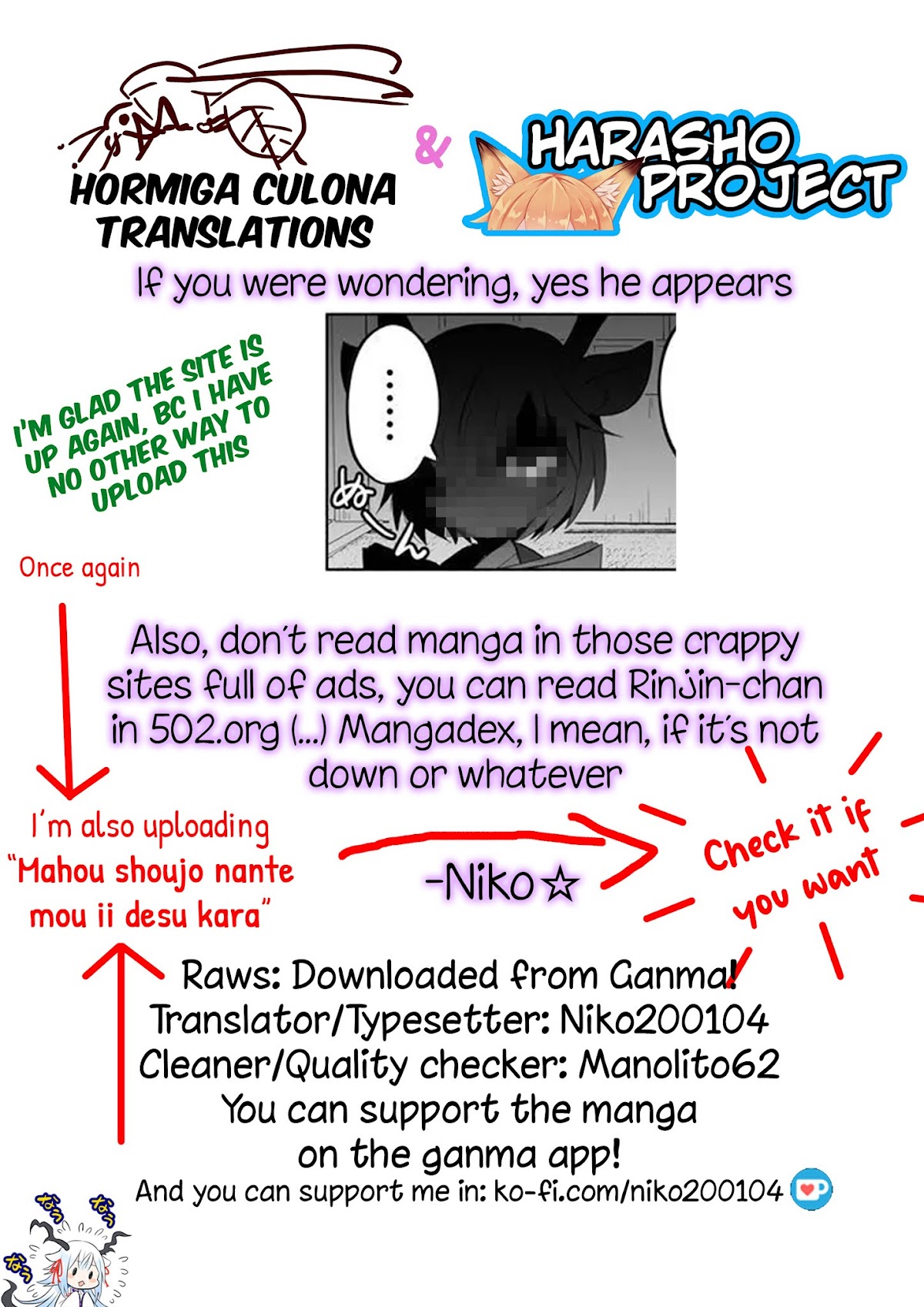 Rinjin-chan ga Shinpai Chapter 37 page 6 - Chapter 37