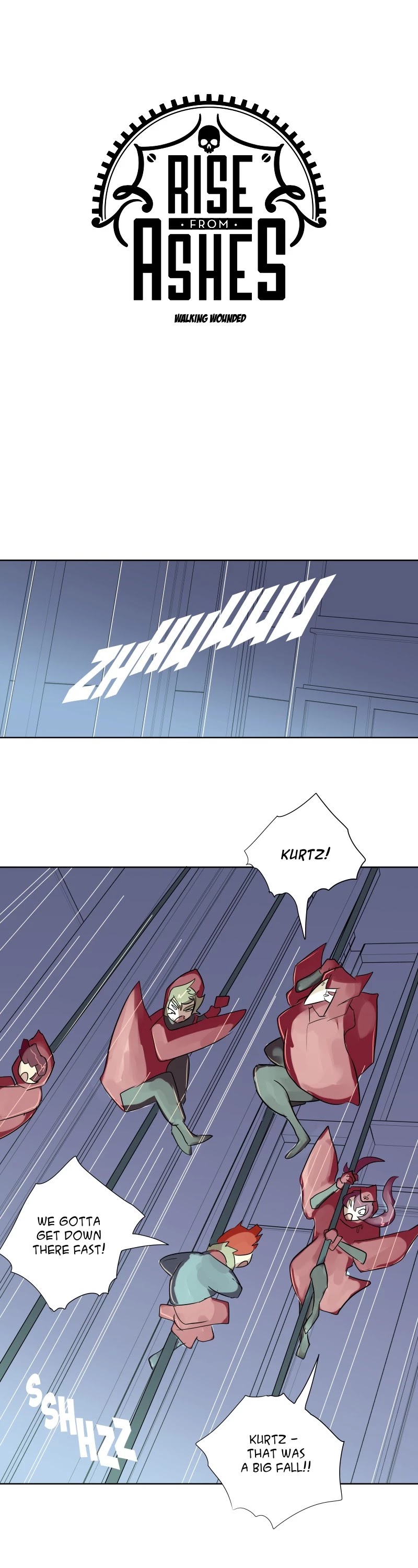 Rise from Ashes Chapter 115 page 1 - Chapter 115: (S2) Ep. 21 - Walking Wounded