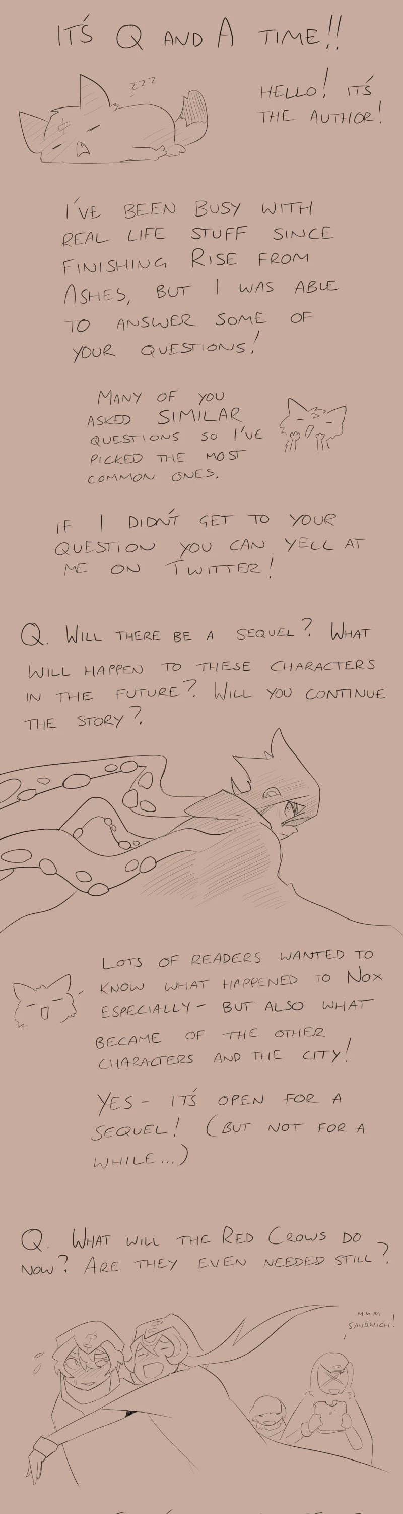 Rise from Ashes Chapter 133.5 page 1 - Chapter 133.5: Q & A