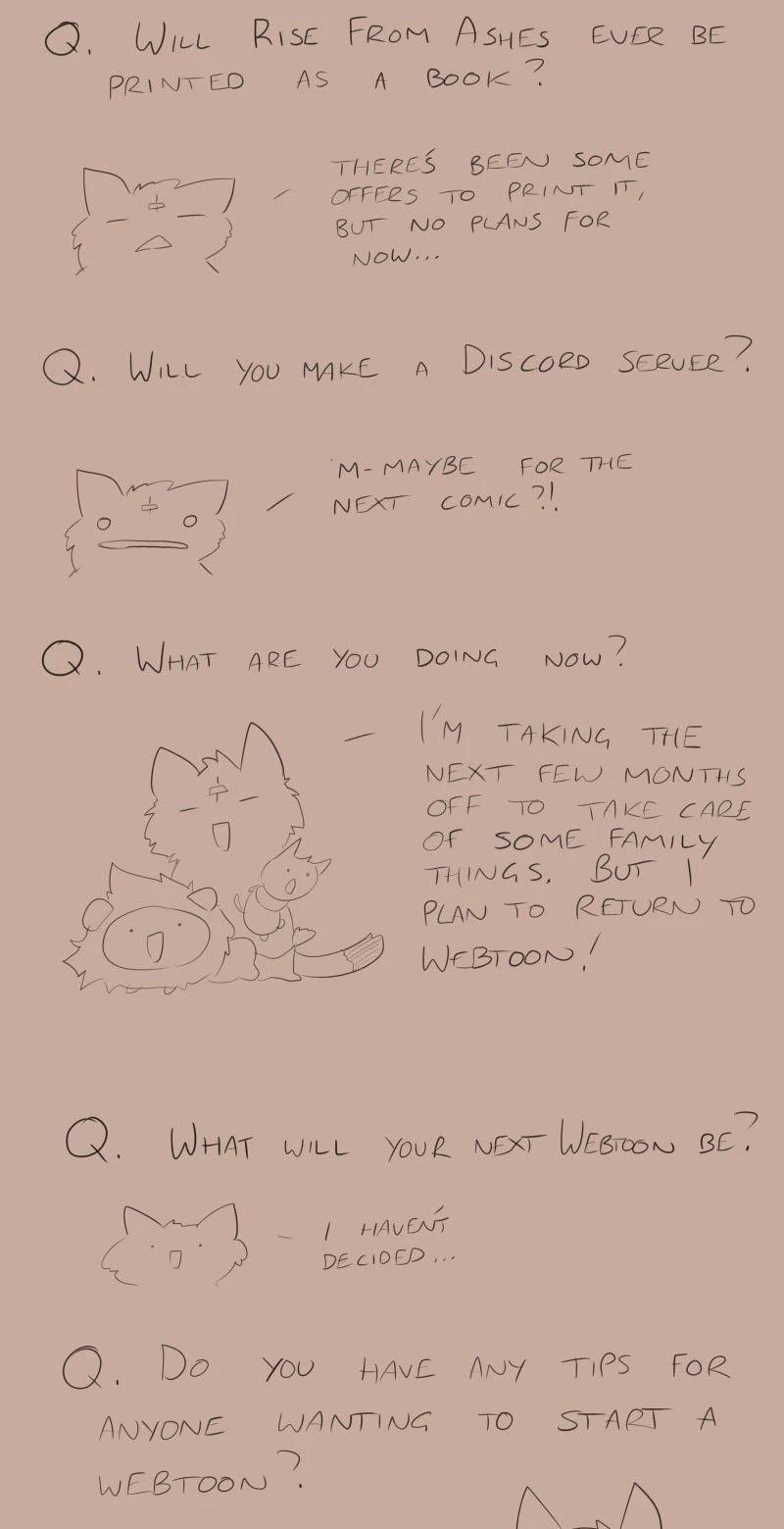 Rise from Ashes Chapter 133.5 page 5 - Chapter 133.5: Q & A