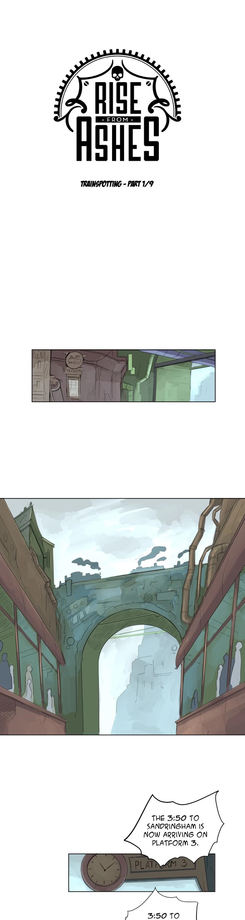 Rise from Ashes Chapter 19 page 1 - Chapter 19: Ep. 19 - Transpotting 1