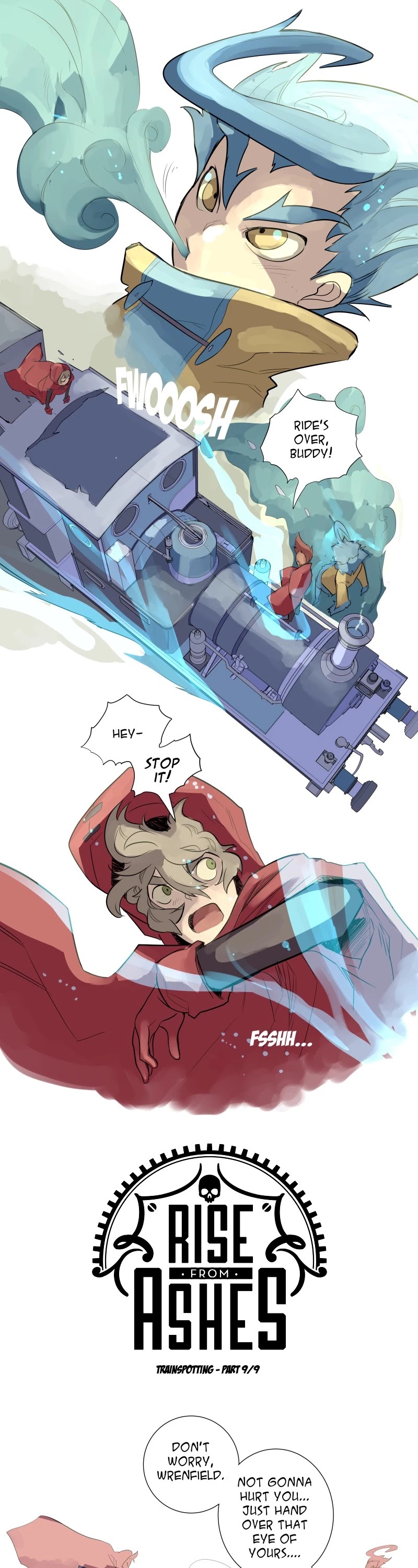 Rise from Ashes Chapter 27 page 1 - Chapter 27: Ep. 27 - Transpotting 9
