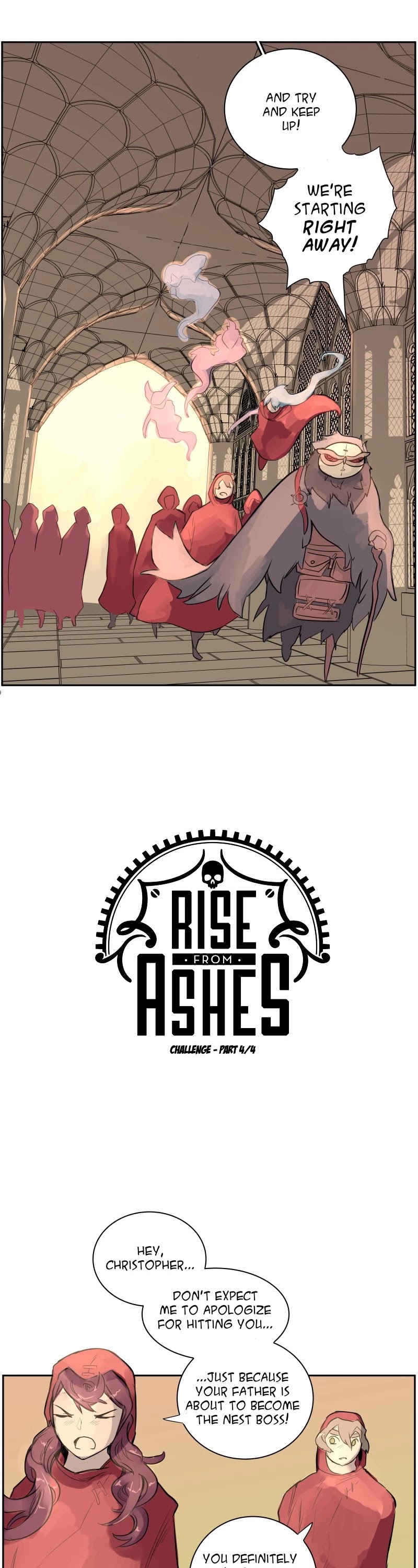 Rise from Ashes Chapter 42 page 1 - Chapter 42: Ep. 42 - Challenge 4