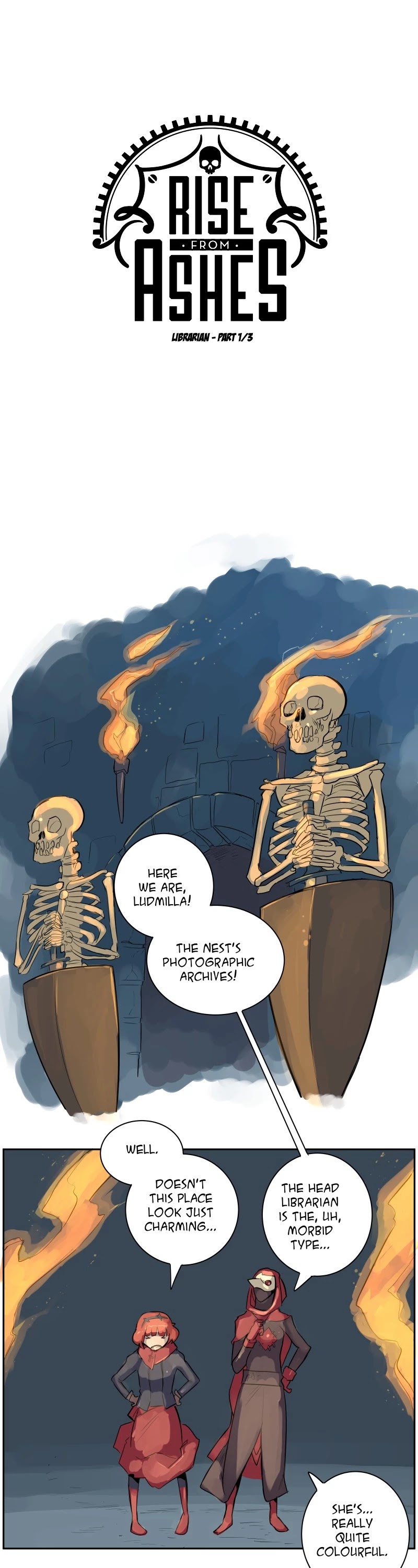 Rise from Ashes Chapter 43 page 1 - Chapter 43: Ep. 43 - Library 1