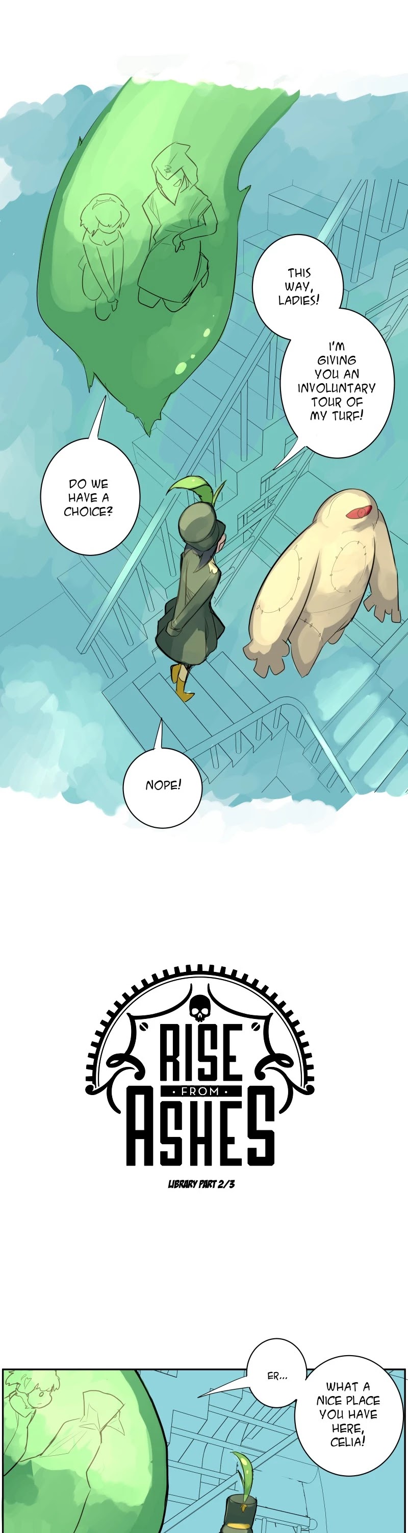 Rise from Ashes Chapter 44 page 1 - Chapter 44: Ep. 44 - Library II