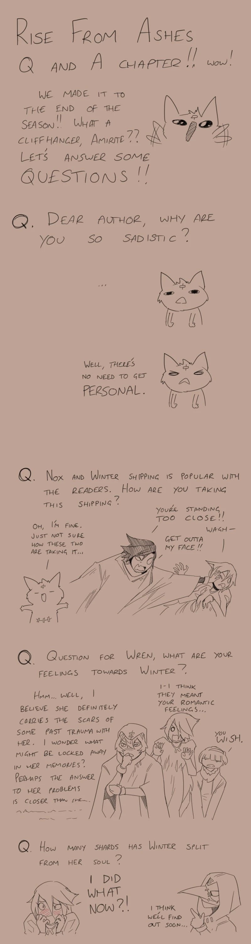 Rise from Ashes Chapter 94.5 page 1 - Chapter 94.5: Q&A