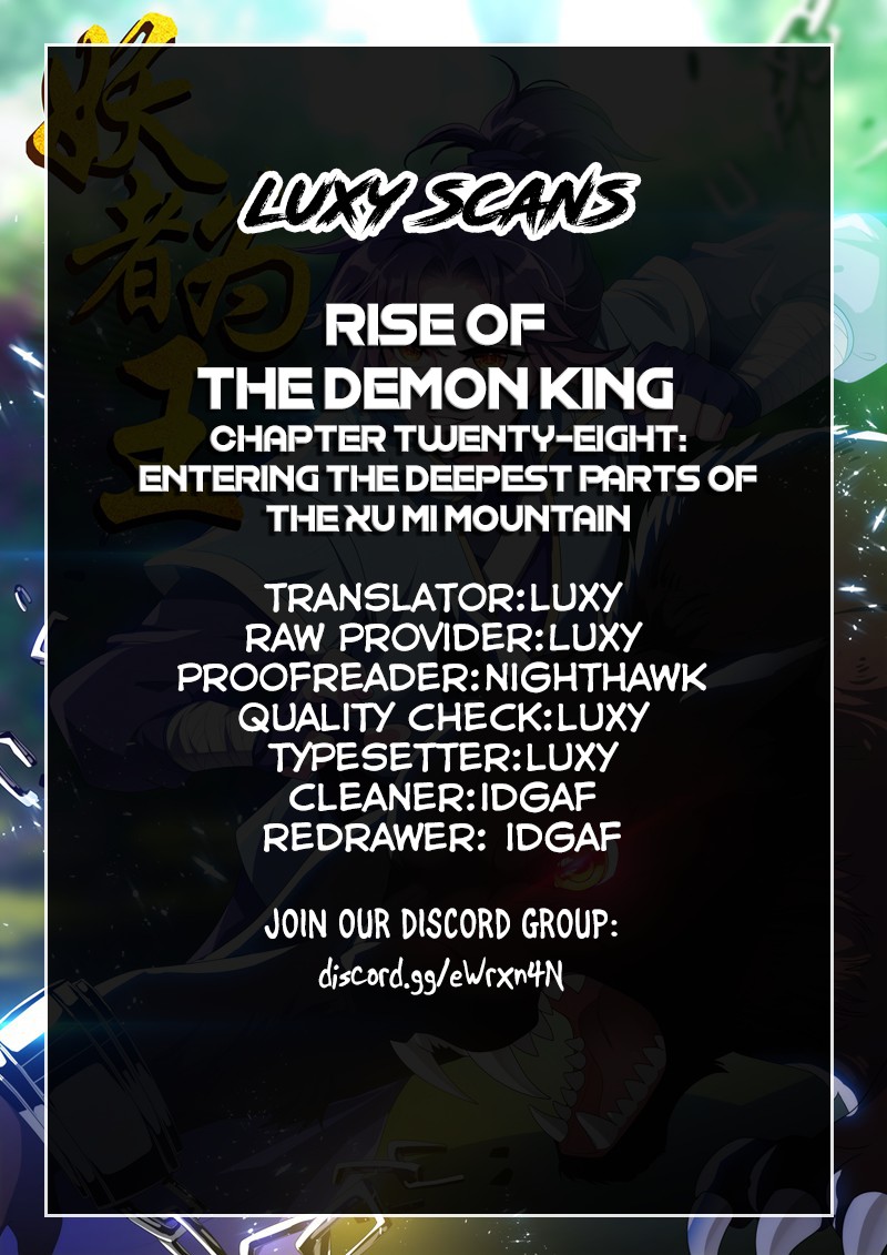Rise of The Demon King Chapter 28 page 1 - Chapter 28: Entering The Deepest Parts of The Xu Mi Mountain