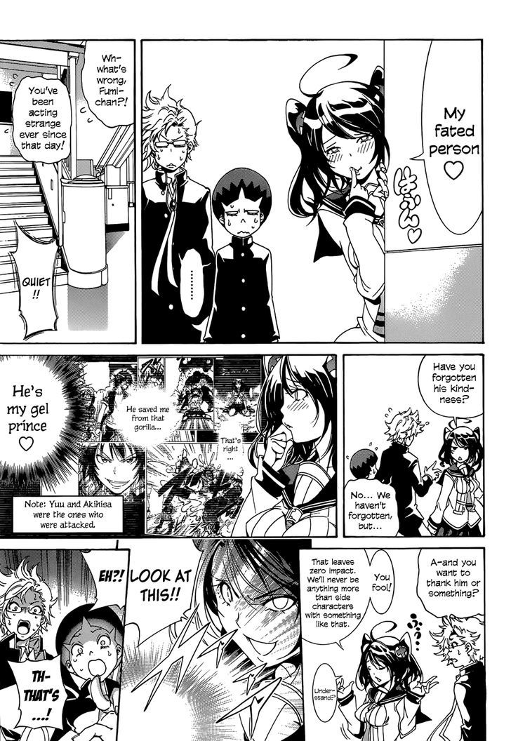 Rising x Rydeen Chapter 12 page 17 - Chapter 12 : Just When I Thought I'd Try Saying ''Enforcer of Justice'' or Something like that.Some random guy says it first!