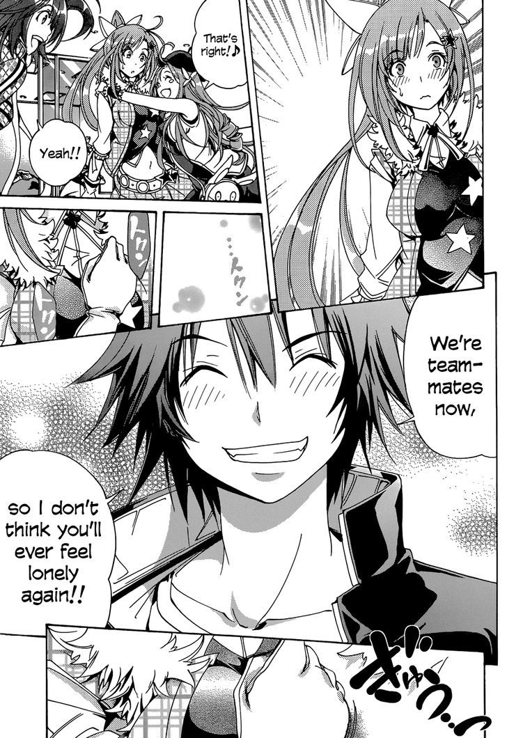 Rising x Rydeen Chapter 12 page 29 - Chapter 12 : Just When I Thought I'd Try Saying ''Enforcer of Justice'' or Something like that.Some random guy says it first!