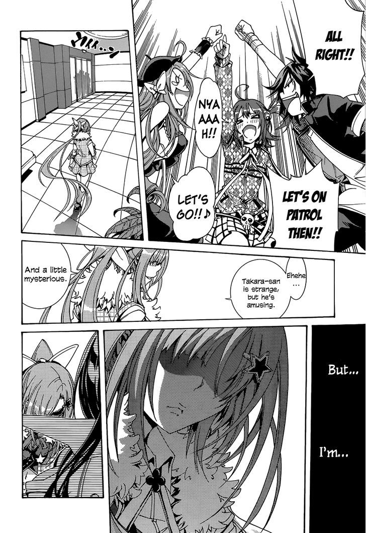 Rising x Rydeen Chapter 12 page 30 - Chapter 12 : Just When I Thought I'd Try Saying ''Enforcer of Justice'' or Something like that.Some random guy says it first!