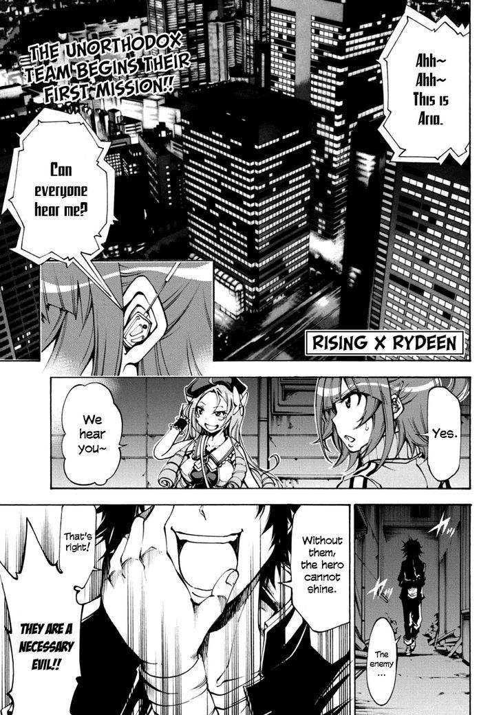 Rising x Rydeen Chapter 5 page 3 - Chapter 5 : Even Though It's My First Battle, I Have No Idea How Strong I Really am.