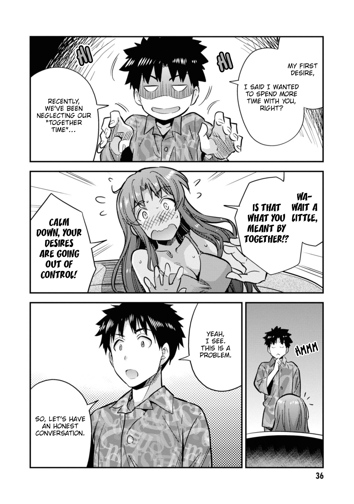 Risou no Himo Seikatsu Chapter 33 page 38 - Chapter 33: A Married Couple's Honest Conversation