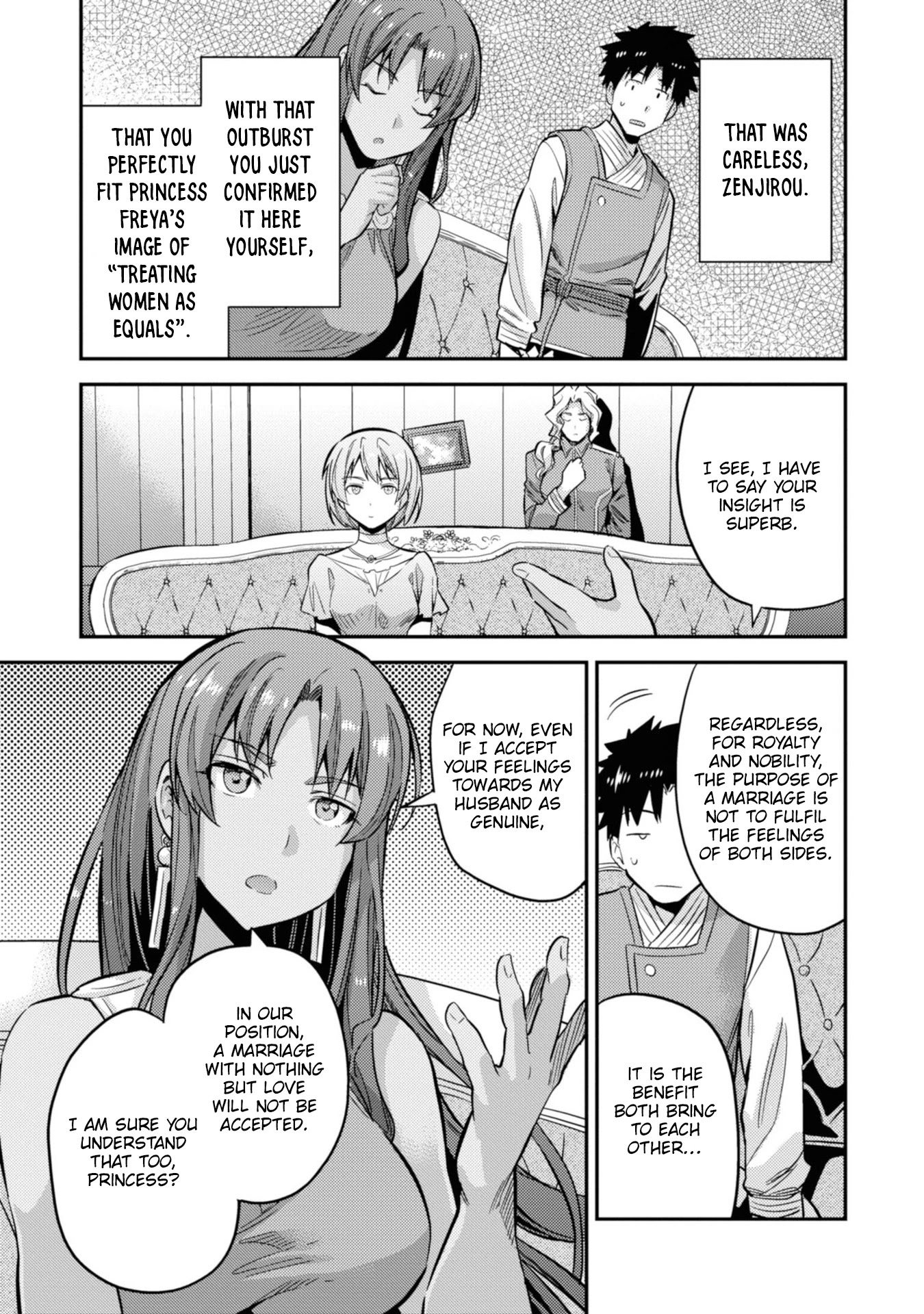Risou no Himo Seikatsu Chapter 35 page 46 - Chapter 35: Aura vs Freya