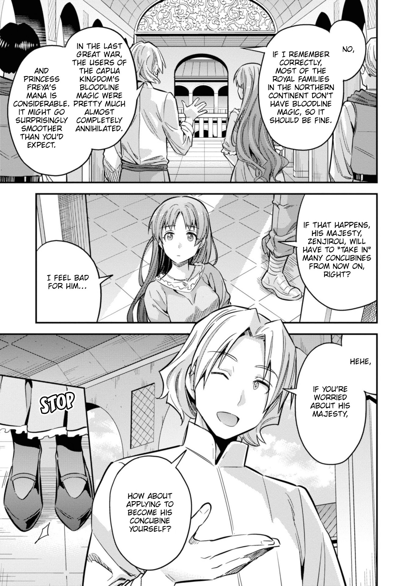 Risou no Himo Seikatsu Chapter 36 page 12 - Chapter 36: Zenjirou's Declaration of Determination
