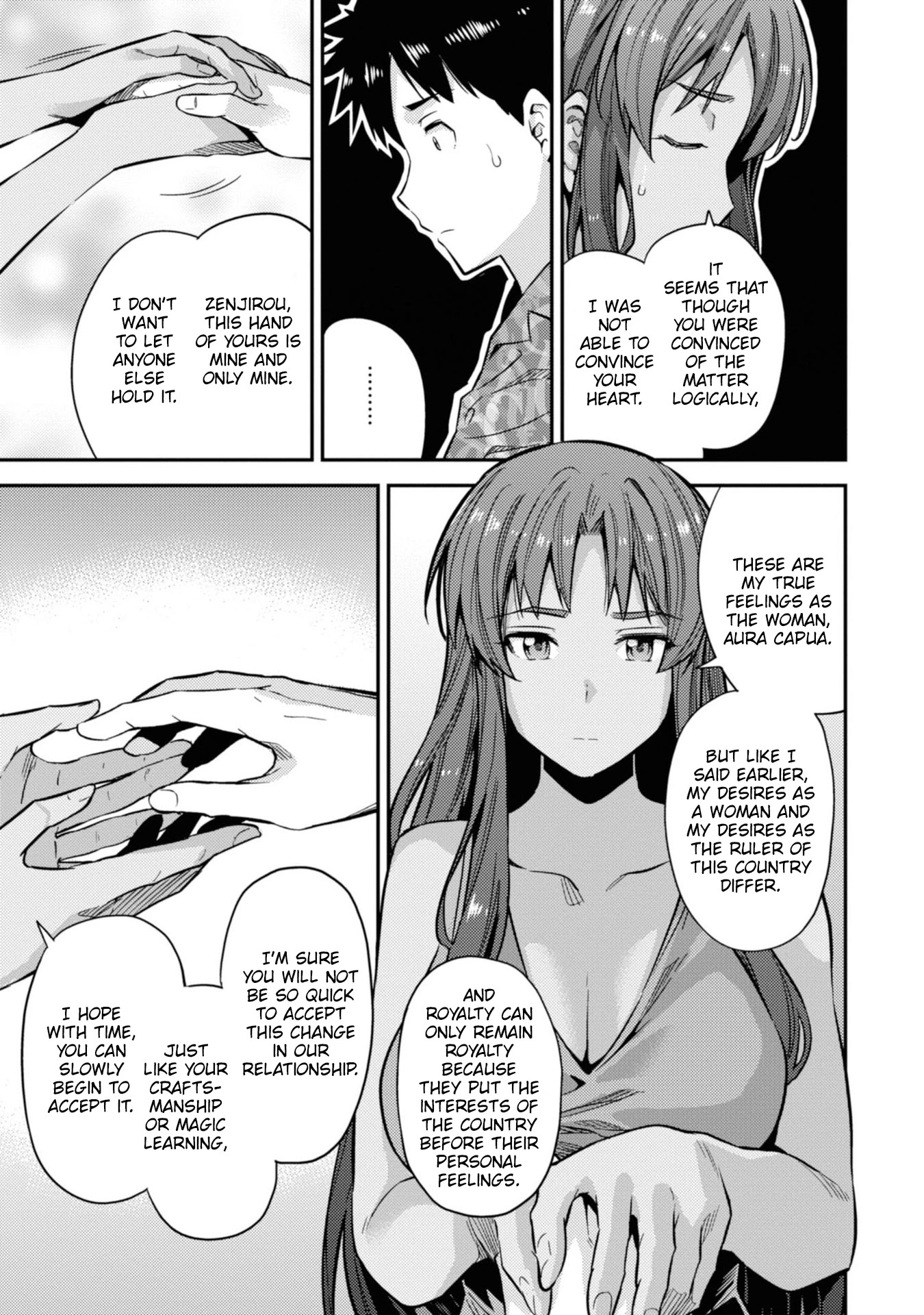 Risou no Himo Seikatsu Chapter 36 page 30 - Chapter 36: Zenjirou's Declaration of Determination