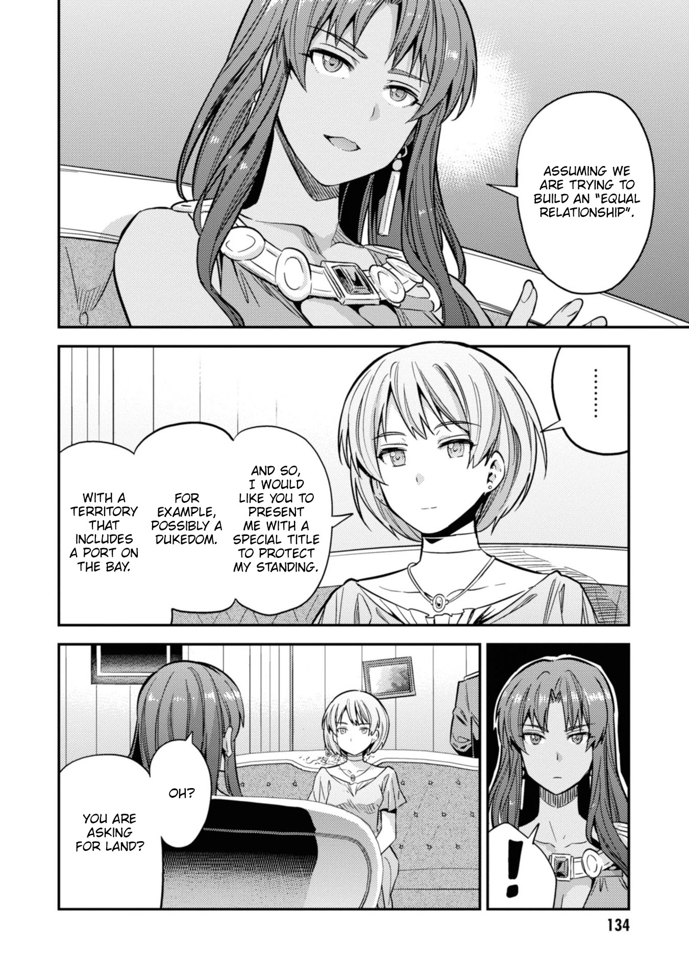 Risou no Himo Seikatsu Chapter 36 page 5 - Chapter 36: Zenjirou's Declaration of Determination
