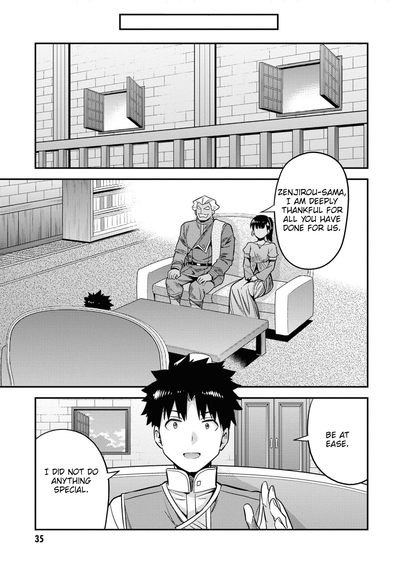 Risou no Himo Seikatsu Chapter 45 page 34 - Chapter 45: A Joyous Event