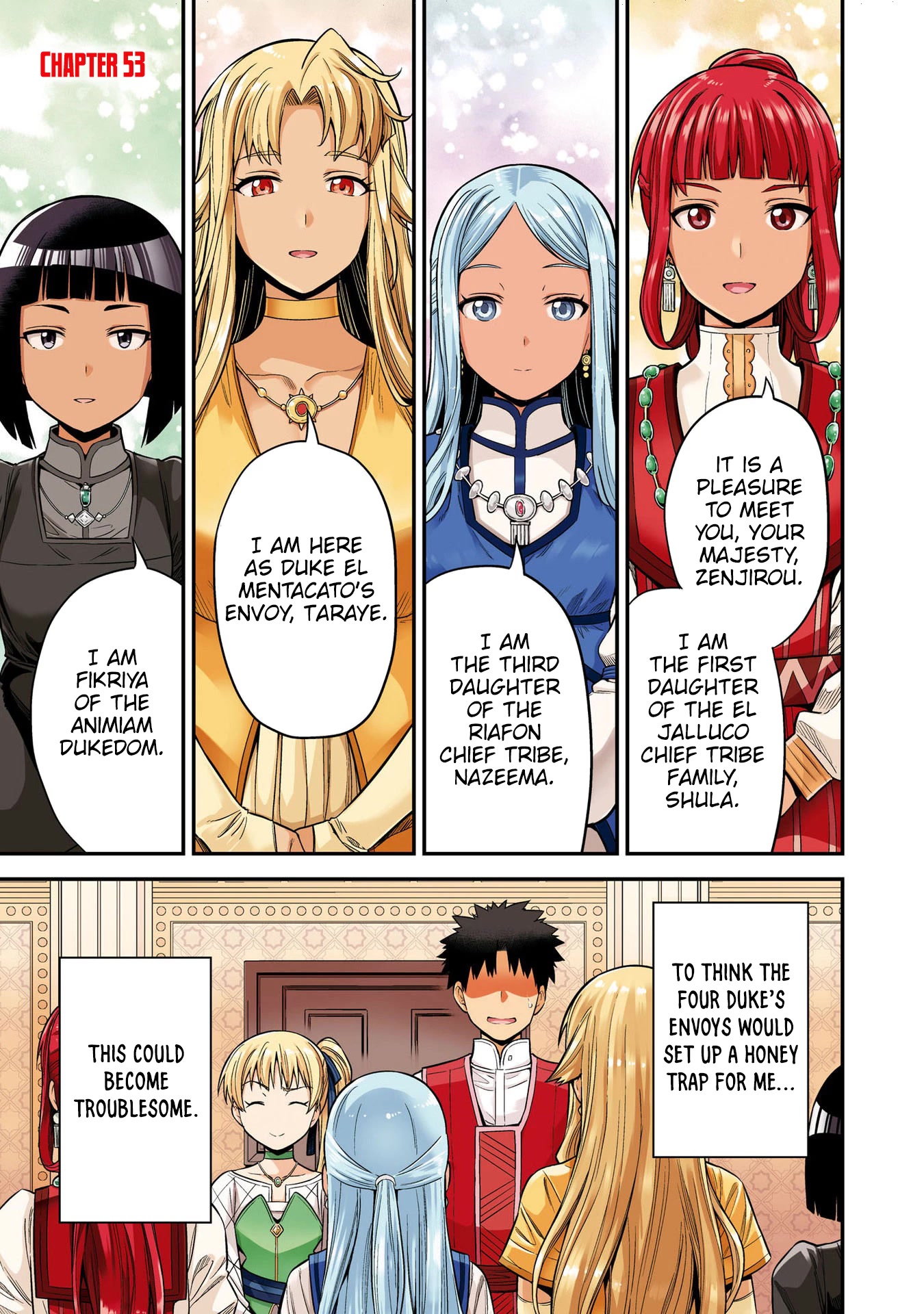 Risou no Himo Seikatsu Chapter 53 page 4 - Chapter 53: A Country of Conflicts