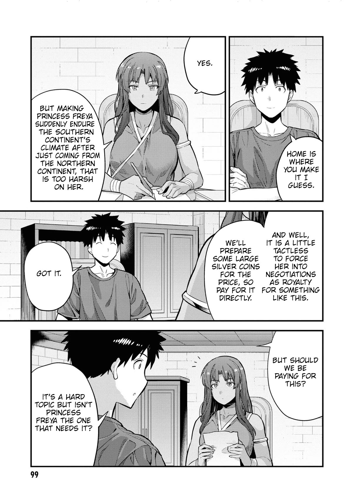 Risou no Himo Seikatsu Chapter 59 page 14 - Chapter 59: My dear home