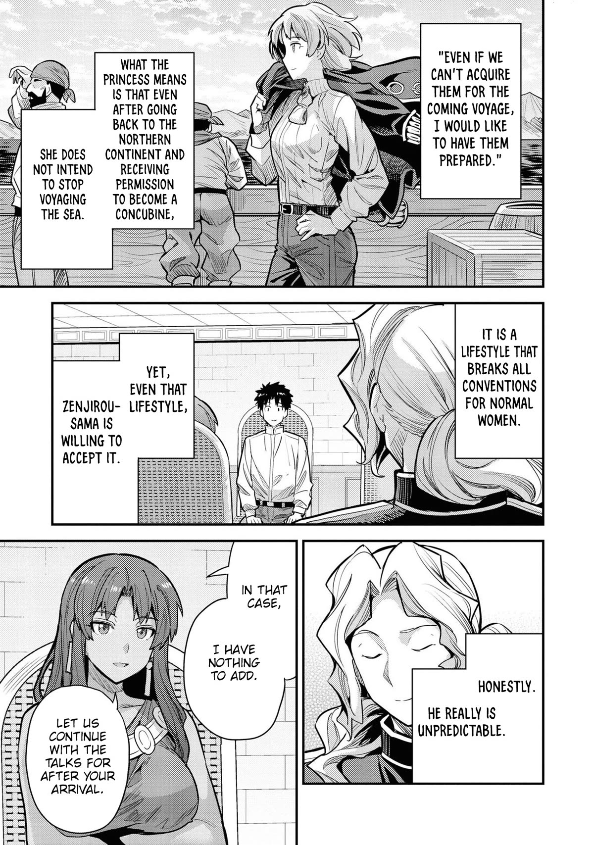 Risou no Himo Seikatsu Chapter 60 page 10 - Chapter 60: Capua Royal Family