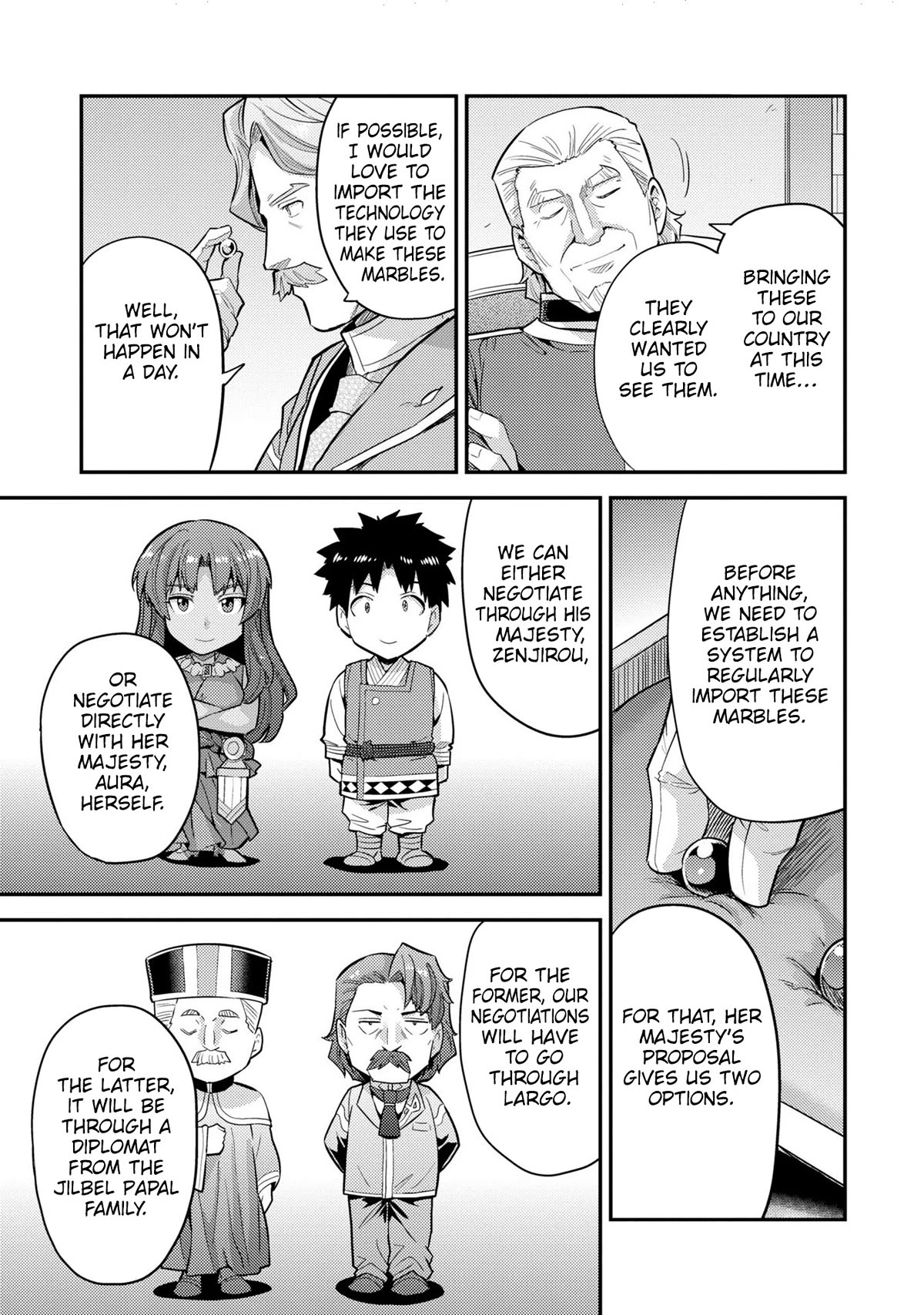 Risou no Himo Seikatsu Chapter 62 page 32 - Chapter 62: Behind the Negotiations