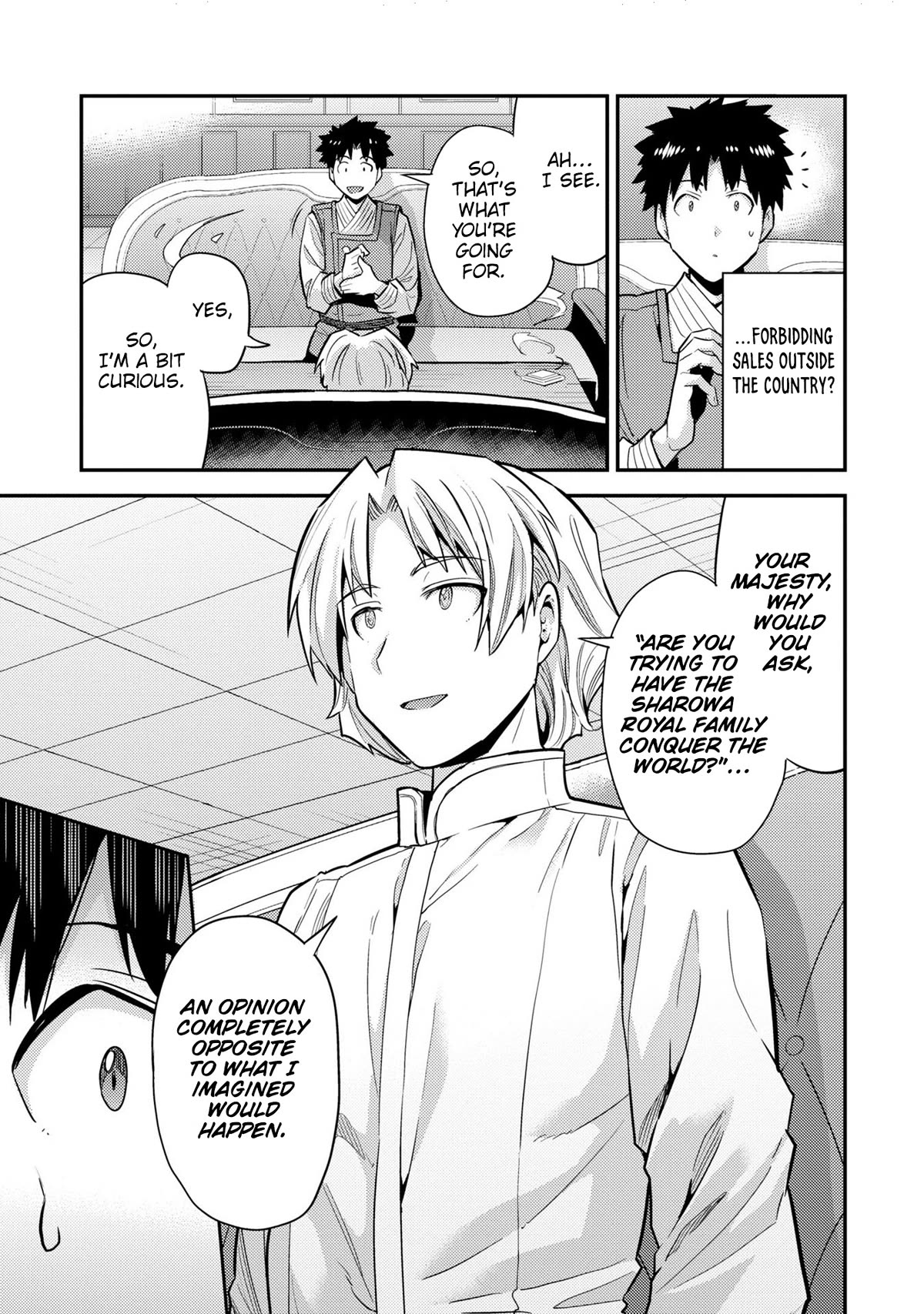 Risou no Himo Seikatsu Chapter 62 page 8 - Chapter 62: Behind the Negotiations