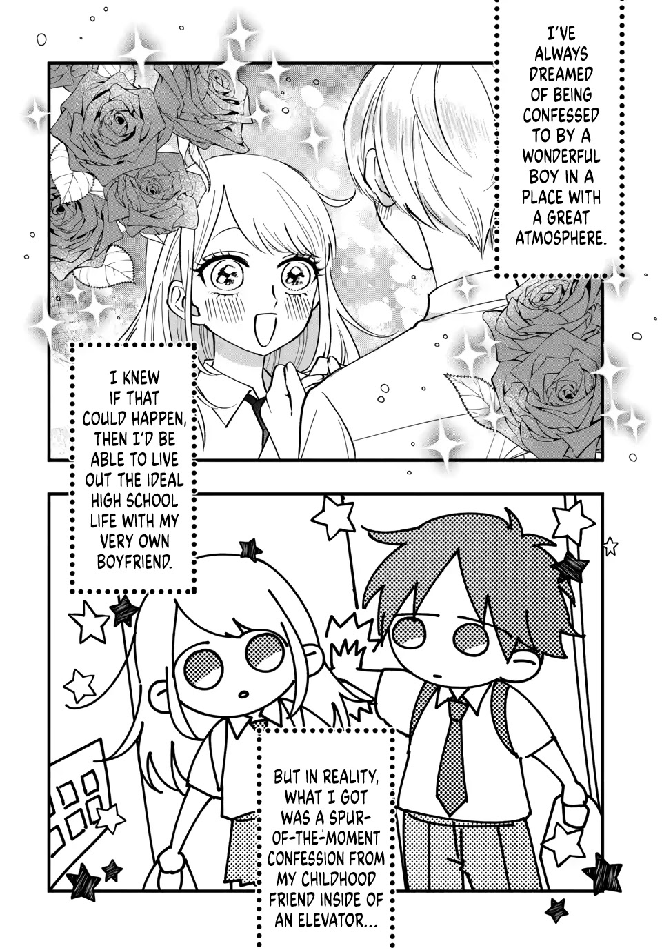 Risou no Kareshi no Hazunanoni Chapter 2 page 1 - Chapter 2: My First Boyfriend