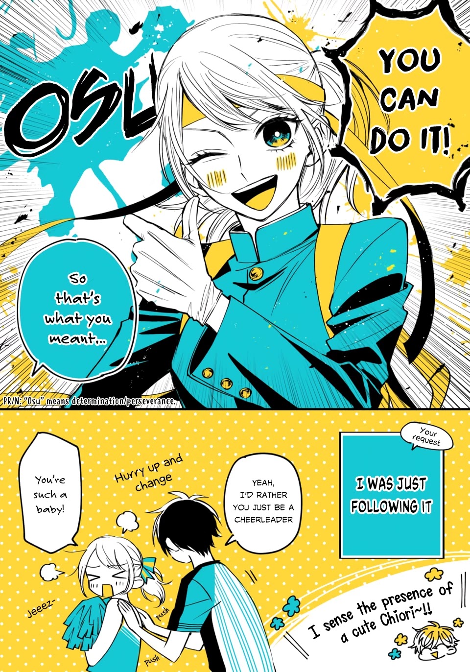 Risou no Kareshi no Hazunanoni Chapter 7.5 page 2 - Chapter 7.5: Cheering