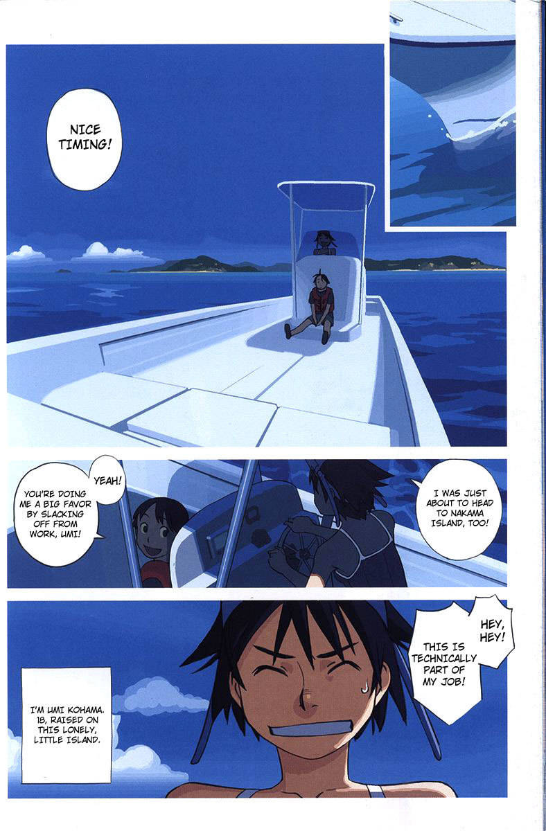 Ritou no Umi Chapter 1 page 10 - Chapter 1: The Kijimuna of Nakama Island