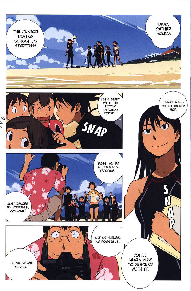 Ritou no Umi Chapter 4 page 11 - Chapter 4: Namaco Diving Girls