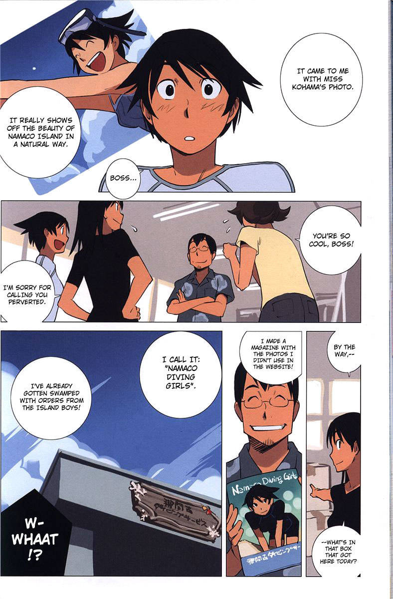 Ritou no Umi Chapter 4 page 17 - Chapter 4: Namaco Diving Girls