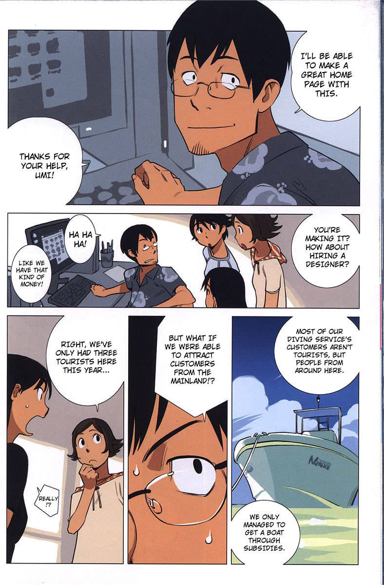 Ritou no Umi Chapter 4 page 3 - Chapter 4: Namaco Diving Girls