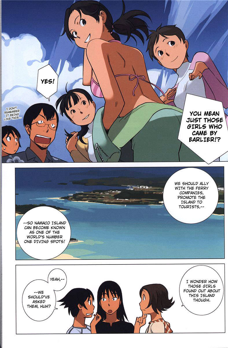 Ritou no Umi Chapter 4 page 4 - Chapter 4: Namaco Diving Girls