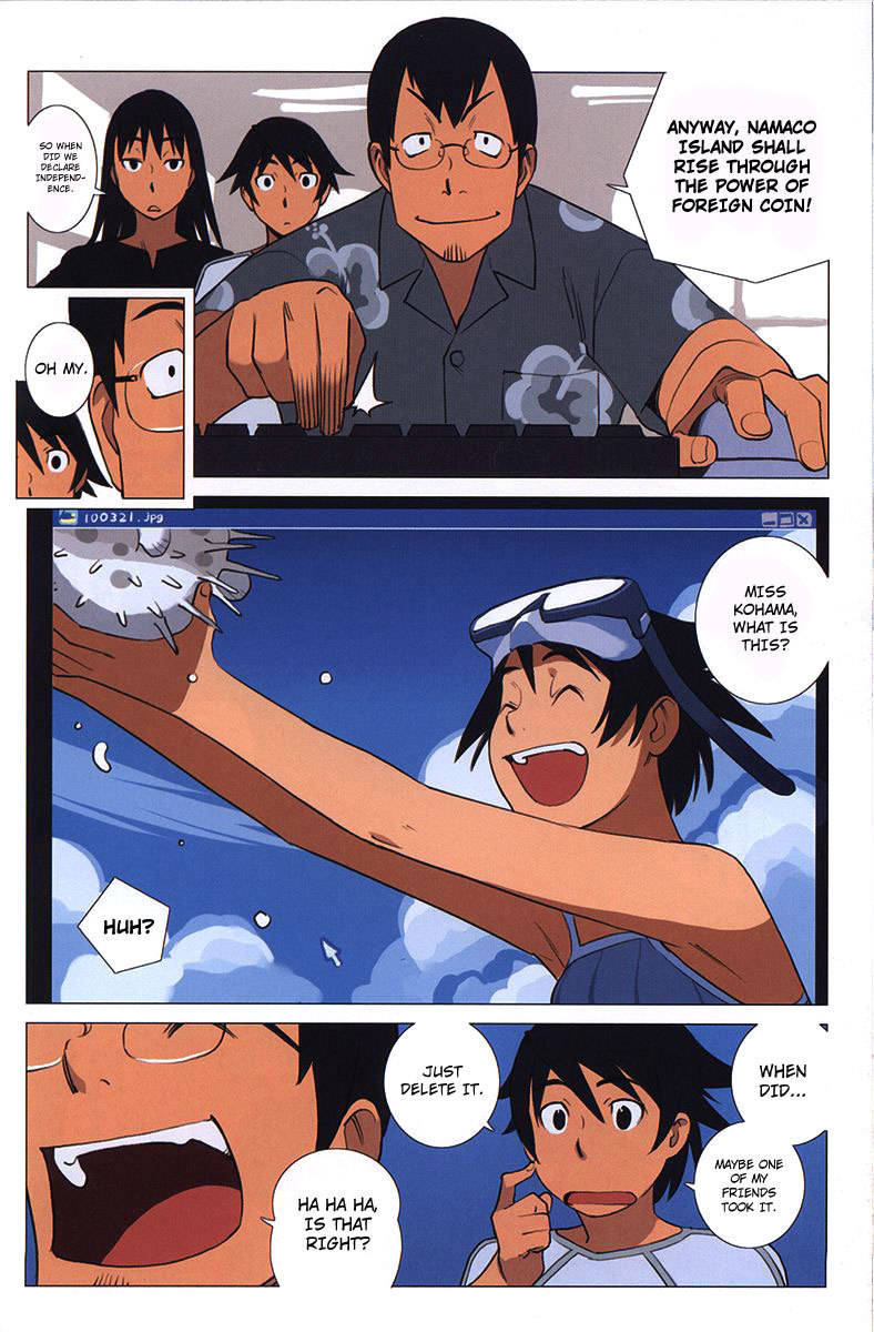 Ritou no Umi Chapter 4 page 5 - Chapter 4: Namaco Diving Girls