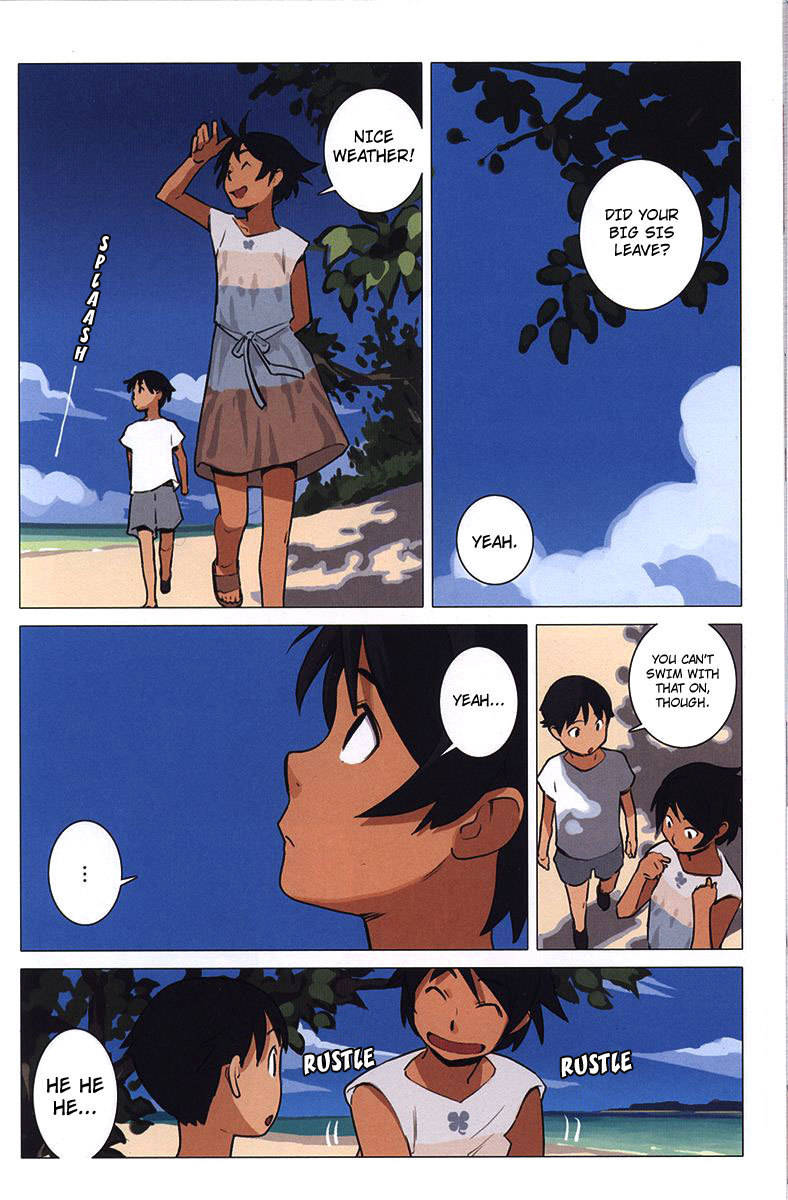 Ritou no Umi Chapter 5 page 13 - Chapter 5: Big Sis Comes Home to Kurage Island!