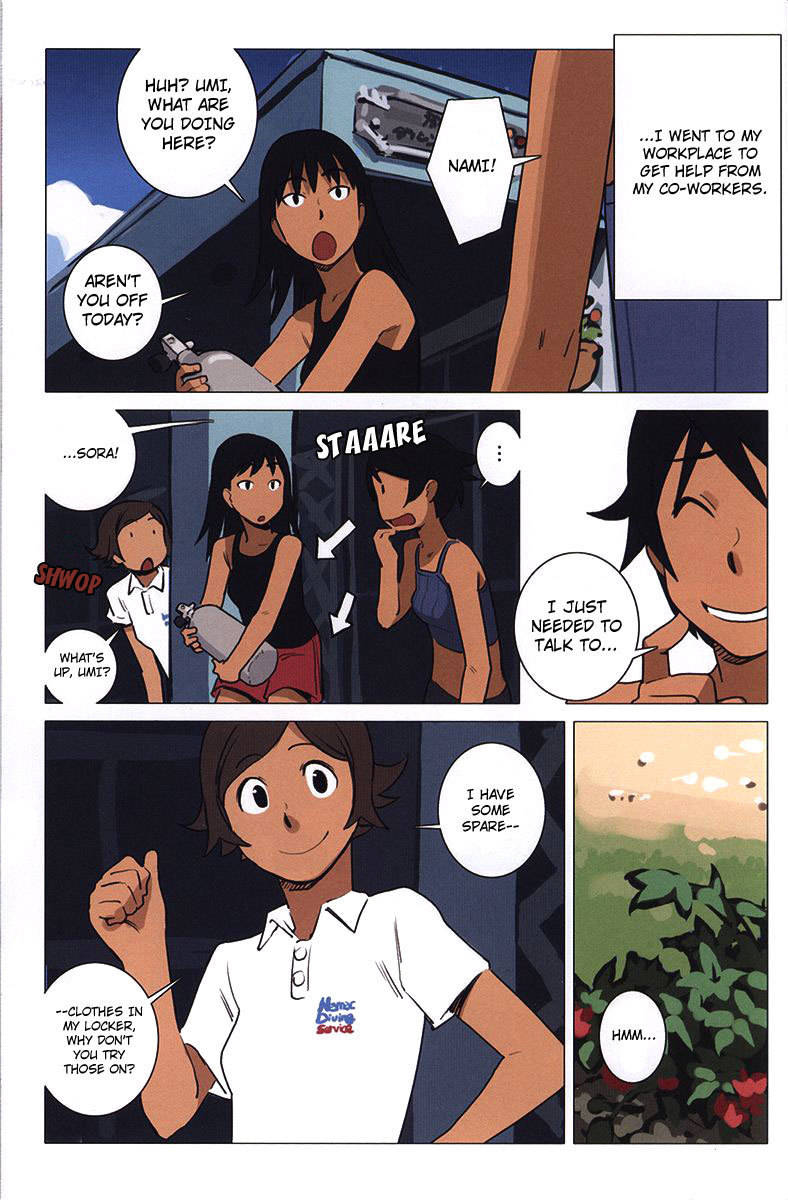 Ritou no Umi Chapter 5 page 6 - Chapter 5: Big Sis Comes Home to Kurage Island!
