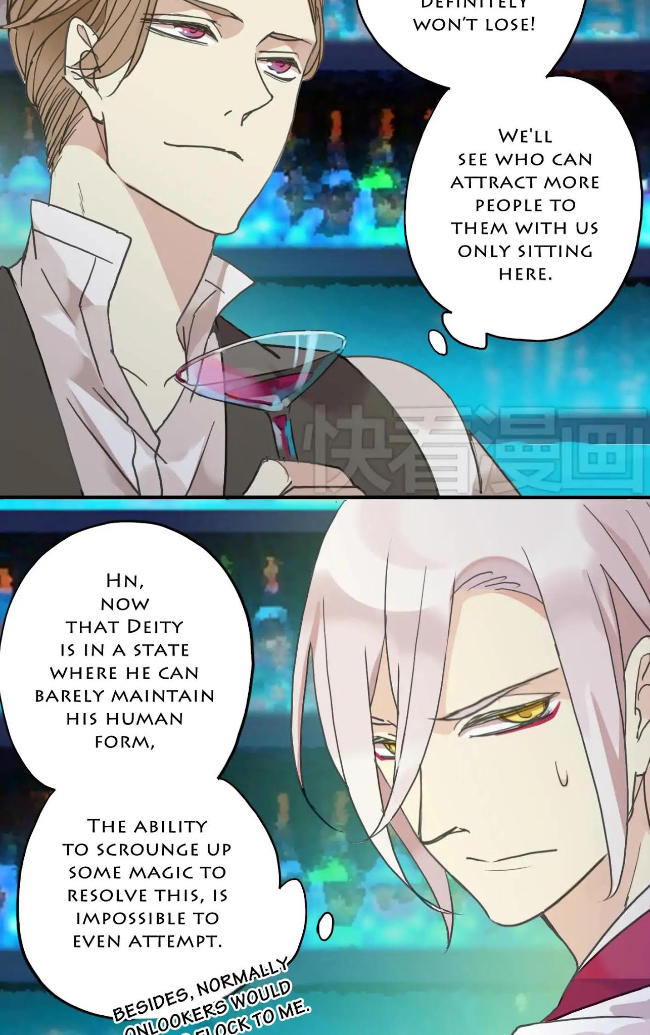 River God Seeks Adoption Chapter 25 page 15 - Chapter 25: A River God was actually Taken to a Bar?!