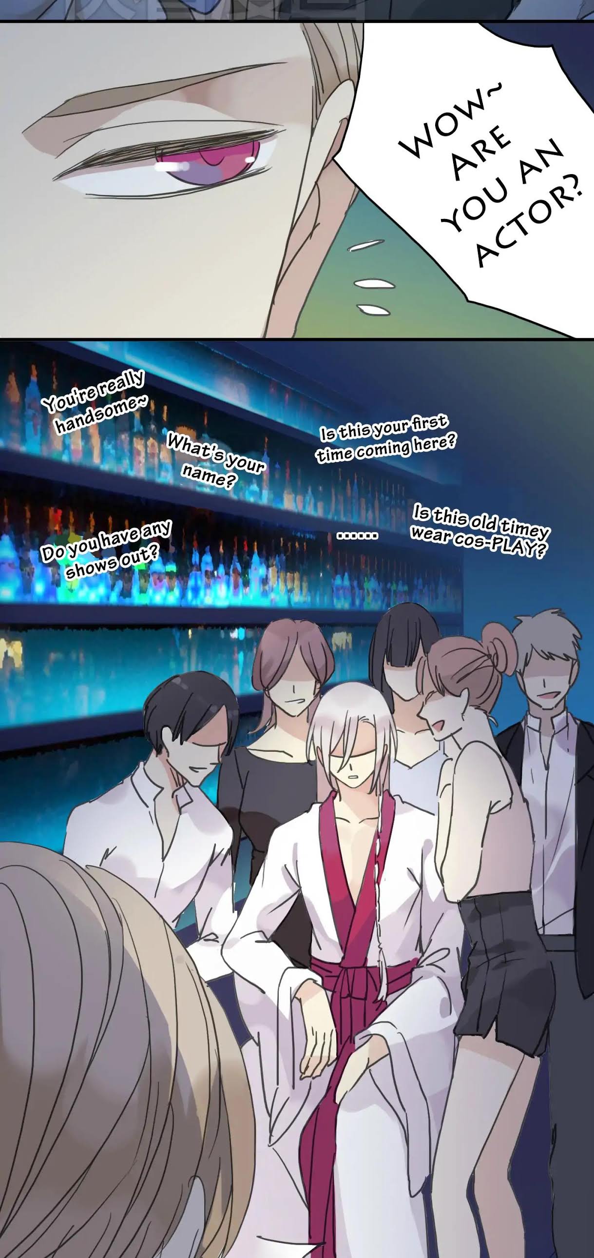 River God Seeks Adoption Chapter 25 page 25 - Chapter 25: A River God was actually Taken to a Bar?!