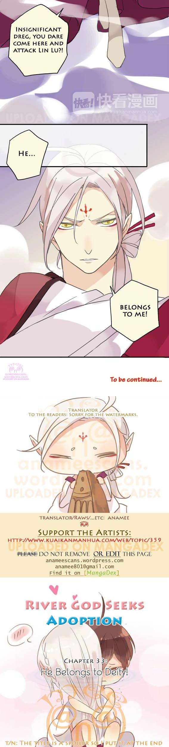 River God Seeks Adoption Chapter 33 page 8 - Chapter 33