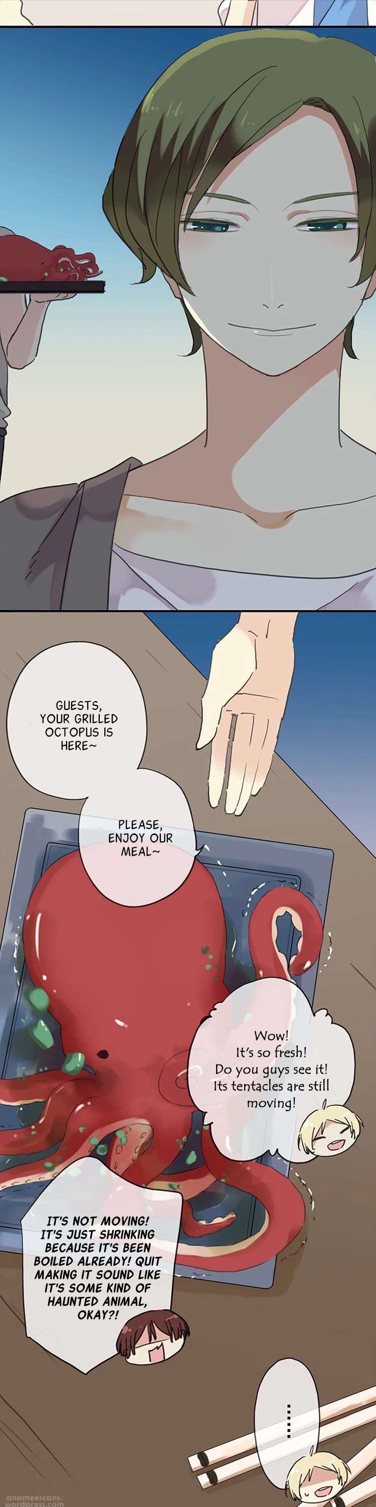 River God Seeks Adoption Chapter 66 page 8 - Chapter 66: Catching a fish bare...