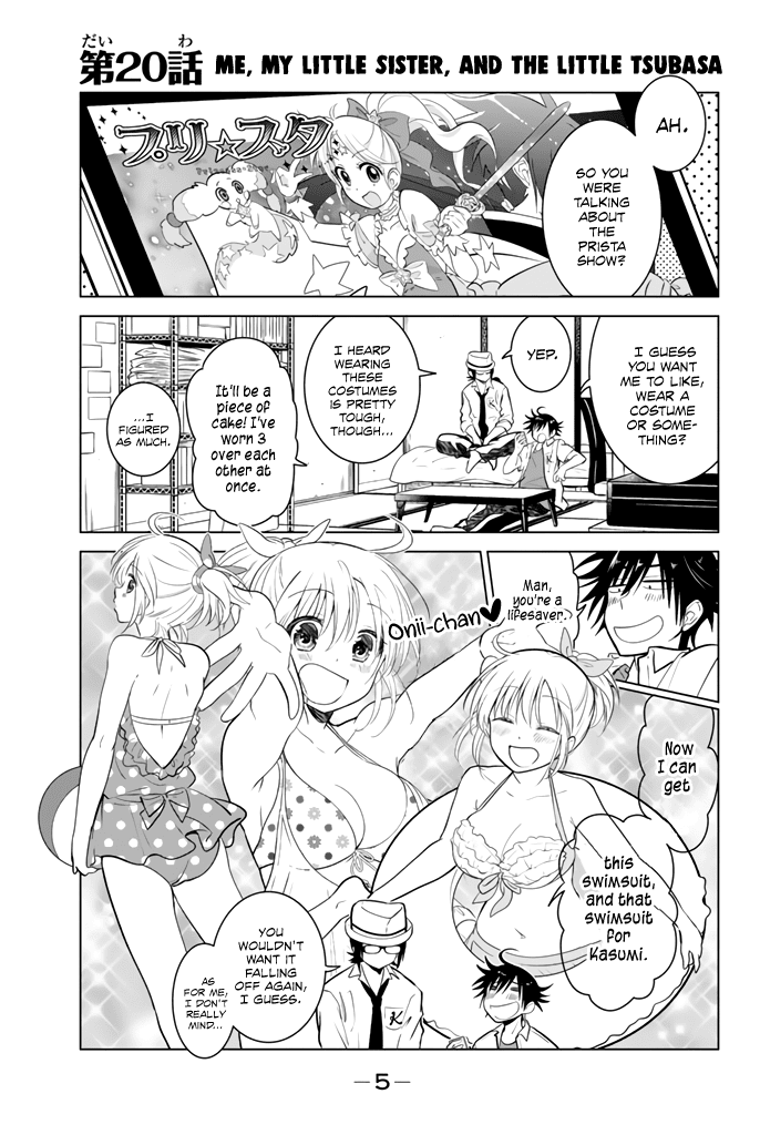 Rivnes Chapter 20 page 3 - Chapter 20: Me, My Little Sister, and the Little Tsubasa