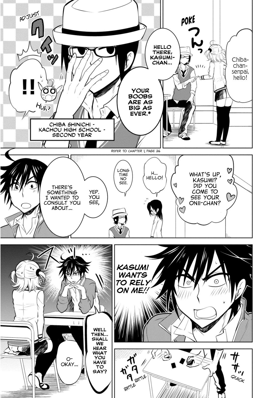 Rivnes Chapter 3 page 8 - Chapter 3: Me, My Little Sister, and The Search for Club Activities
