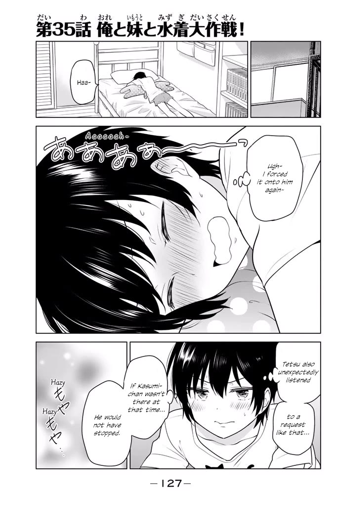 Rivnes Chapter 35 page 1 - Chapter 35: Me, My Little Sister, and My Swimsuit Strategy