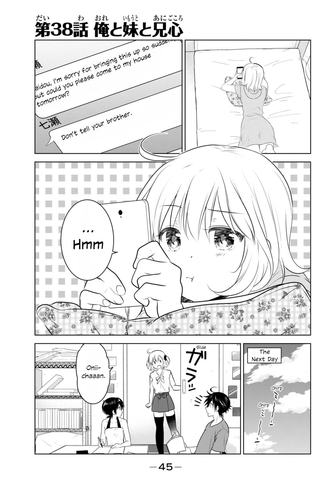 Rivnes Chapter 38 page 1 - Chapter 38: Me, My Little Sister, and a Brothers Heart